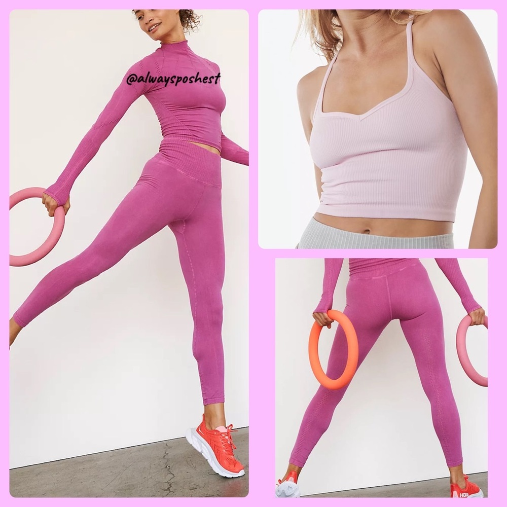 Free people movement leggings + top bundle